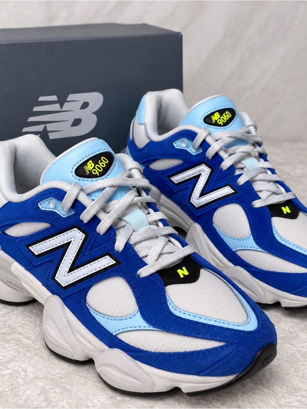 New Balance Kids 9060 Blue & Light Blue Athletic Sneakers